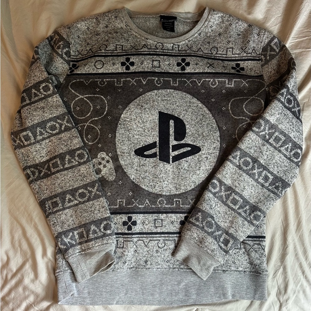 PlayStation Gray Graphic Sweatshirt